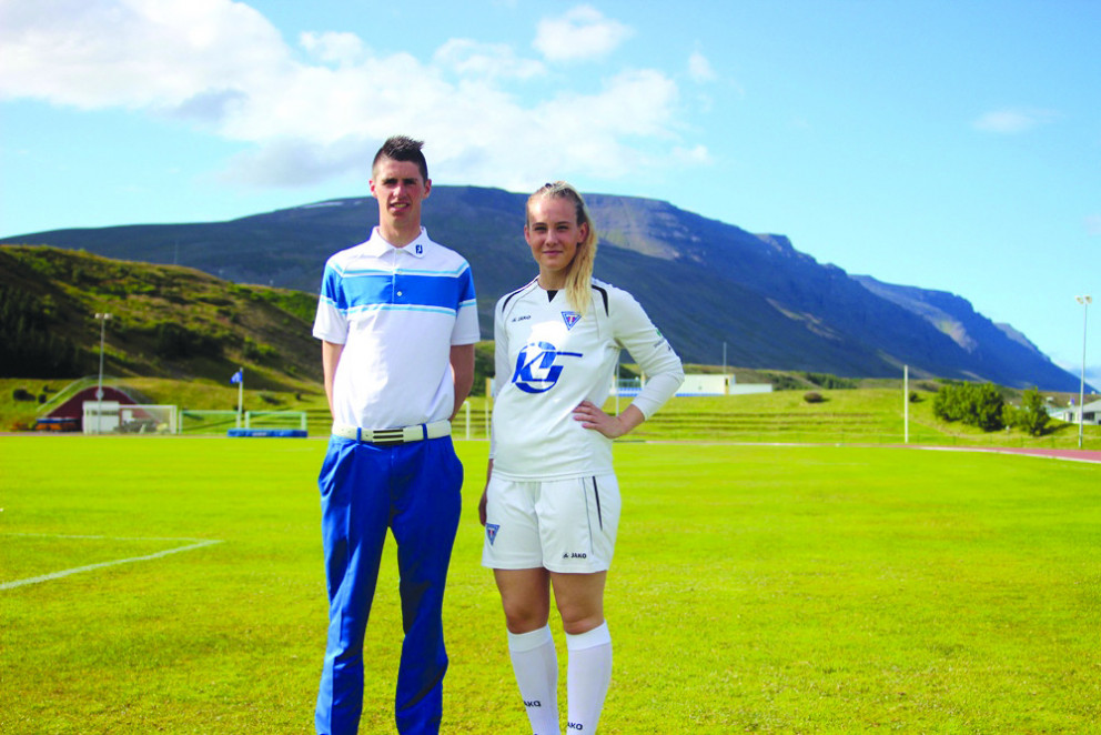 Arnar Geir og Ólína Sif/Mynd:BG