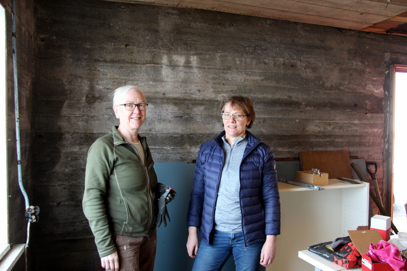 Framkvæmdakonurnar Þuríður Helga og Solveig. Framkvæmdakonurnar Þuríður Helga og Solveig.