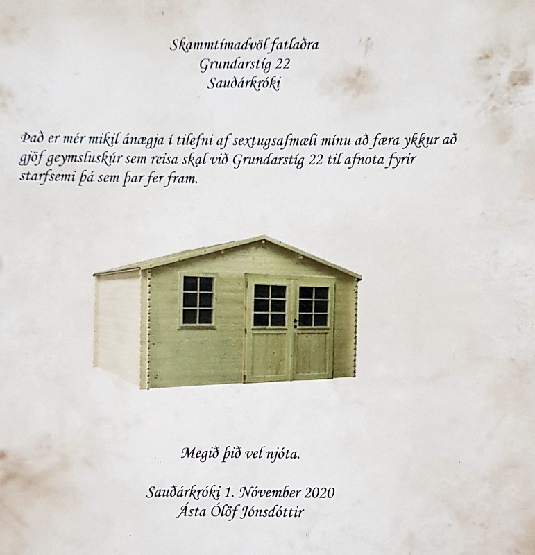 Ekki amalegt gjafabréf frá afmælisbarni nóvembermánaðar. Mynd: PF. Ekki amalegt gjafabréf frá afmælisbarni nóvembermánaðar. Mynd: PF.