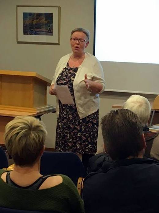 Guðbjörg Árnadóttir yfirhjúkrunarfræðingur. 