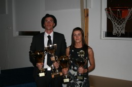 Bjarki og Hrafnhildur best í fótbotla h já Tindastól 2008 Bjarki og Hrafnhildur þóttu best leikmanna sumarið 2008.