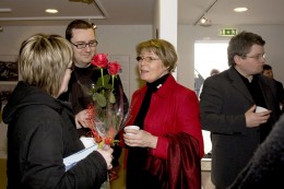 Frá úthlutuninni á föstudag