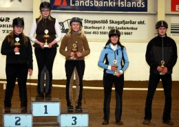 Sigurvegarar í 2. flokki  Mynd: Rósa Vésteins