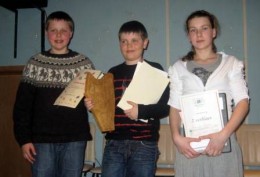 Sigurvegarar Framsagnarkeppninnar í Húnavatnsþingi 2009