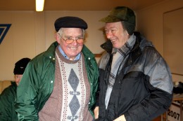 Bjössi rafvirki og Hilmir kampakátir