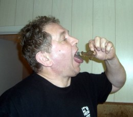 Geiri Eyjólfs hefur mikið vit á mat og enn fróðari er hann eftir þessa veislu