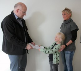 Guðmundur, Rebekka Ýr og Hulda Jónsdóttir