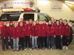 Félagar í ungmenna deild Húna. Mynd: 123.is/hunar