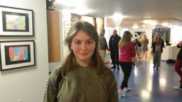 Magnea Rut Gunnarsdóttir, nemandi í 10. bekk í Húnavallaskóla.