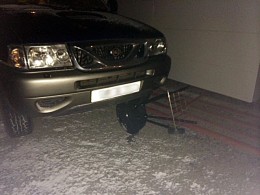 Ýmisir lausamunir fóru af stað í illviðrinu í nótt. Ljósm./BÞ