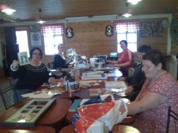 Skrappað í Kántrýbæ. Mynd: Skagaströnd.is