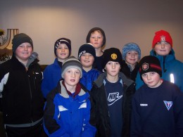 Hlynur Freyr, Hlöðver, Bragi Örn, Ágúst, Jónas Már, Eysteinn Bessi, Jóhannes Friðrik, Jóhann og Atli Freyr.