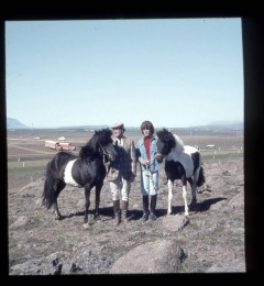 Feðgarnir Sveinn Guðmundsson og Guðmundur Sveinsson