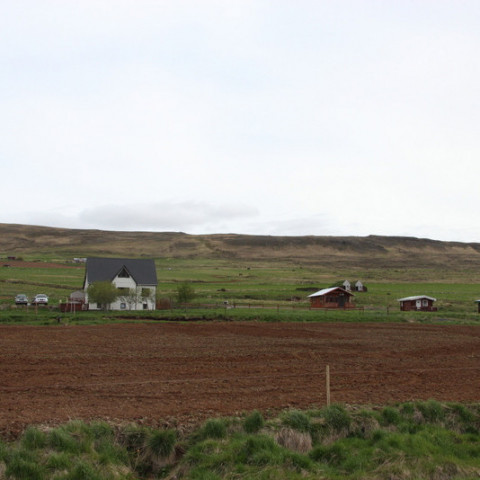 Horft heim að Lýtingsstöðum.