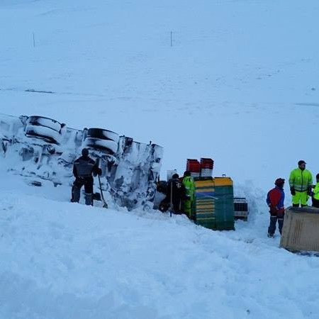 Verðmætabjörgun á Þverárfjallsvegi.