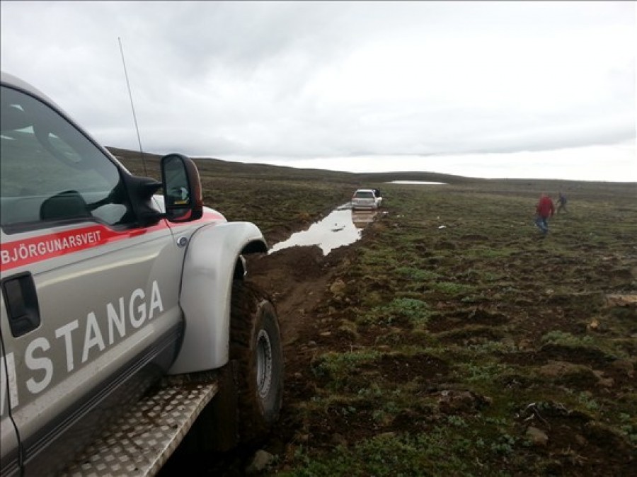 Björgunarsveitin Húnar kom til aðstoðar þegar maður féll um 3-4 metra niður í fjöru við Skarð á Vatnsnesi. (Myndin tengist efni fréttarinnar ekki beint). Mynd: Björgunarsveitin Húnar.