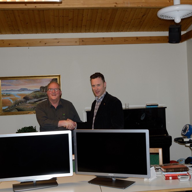 Lionsmenn heimsækja HVE á Hvammstanga