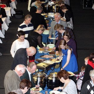 Vel mætt á jólahlaðborð Rótarý