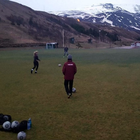 Æfing hjá 3. flokk kvk 24 janúar: Mynd: Tindastóll.is
