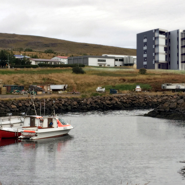 Þrívíddarmynd af mögulegu fjölbýlishúsi við Höfðabraut. Mynd: Ask arkitekar.