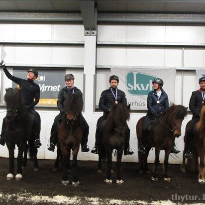 Fyrsta flokks sigurvegarar. Mynd: Þytur.