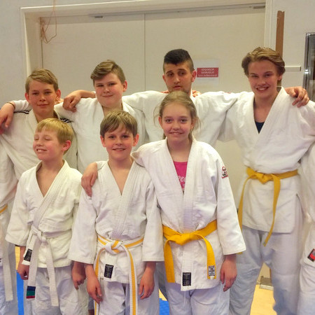 Keppendur Tindastóls á Íslandsmóti yngri flokka 2017. Aftari röð frá vinstri: Arnór Freyr Fjólmundsson, Viktor Darri Magnússon, Þorgrímur Svavar Runólfsson, Tsvetan Tsvetanov Michevski, Andri Björn Andrason og Magnús Elí Jónsson. 
Fremri röð frá vinstri: Sveinn Kristinn Jóhannsson, Haukur Rafn Sigurðsson og Ása María Sigurðardóttir.
Mynd Einar Örn Hreinsson.