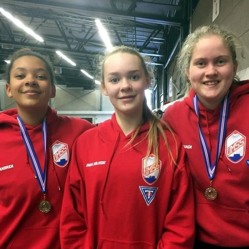 Andrea Maya - Inga Sólveig - Stefanía. Mynd: Af Tindastóll.is