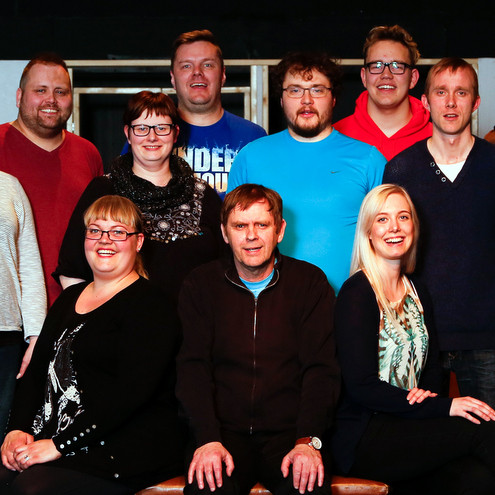 Leikhópur Leikfélags Sauðárkróks. Mynd: Gunnhildur Gísladóttir.