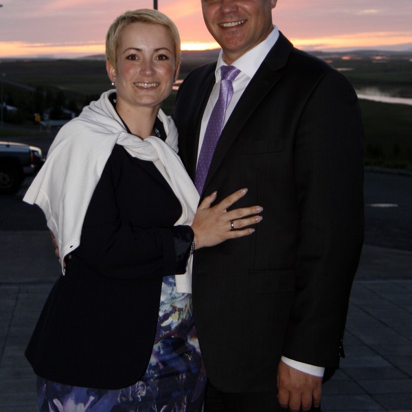 Fámennt en góðmennt á kosningavöku hjá Hannesi