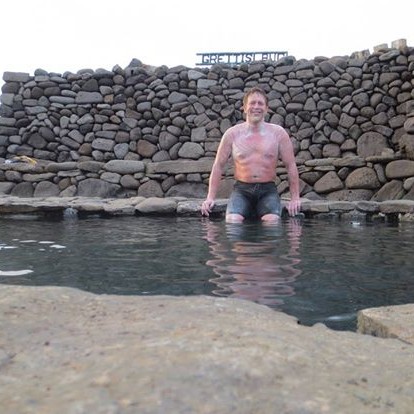 Synti frá Drangey í leiðinda veðri