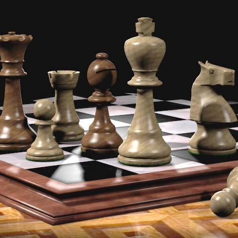 Taflmenn. Mynd: hugi.is