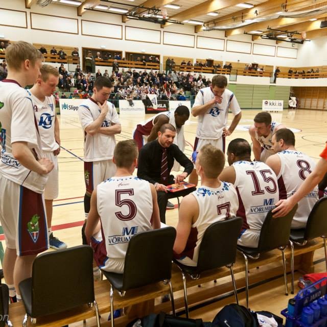 Grindvíkingar áttu hörkuleik í Síkinu