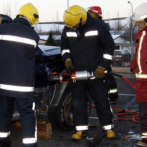 Nýju klippurnar vígðar 112 deginum