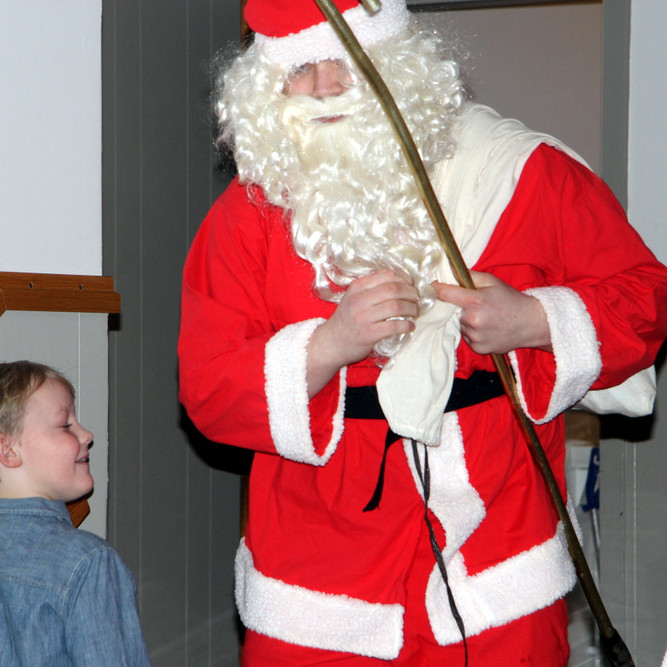 Jólasveinarnir létu sig ekki vanta. Myndir: KSE