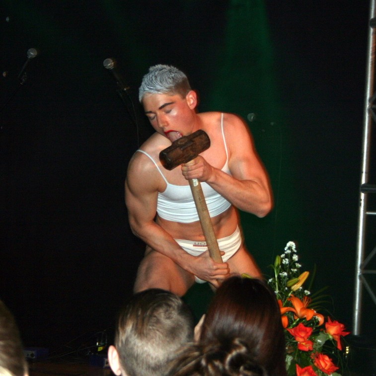 Daníel Þórarinsson sigraði í dragið eftirminnilega árið 2013. Ljósm./Einar Friðfinnur Símonarson.