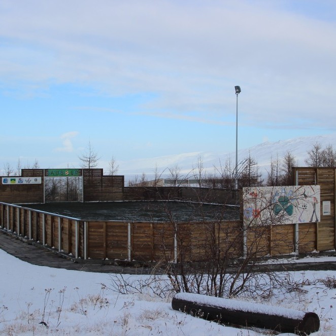 Sparkvöllurinn í Varmahlíð. Mynd/KSE