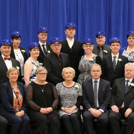 Frá útskrift fisktækna frá Fjölbrautaskóla Norðurlands vestra.