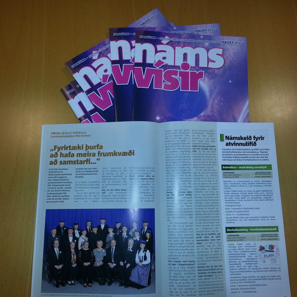 Námsvísir Farskólans kom út á dögunum og eru skráningar á námskeið nú komnar á fullt. Mynd: Farskólinn.