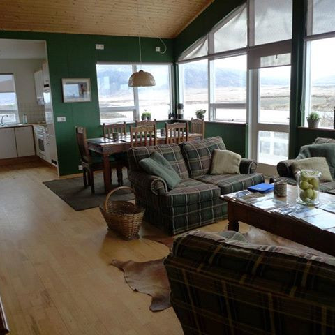 Úr veiðihúsinu Ásgarði. Mynd: spegill.is