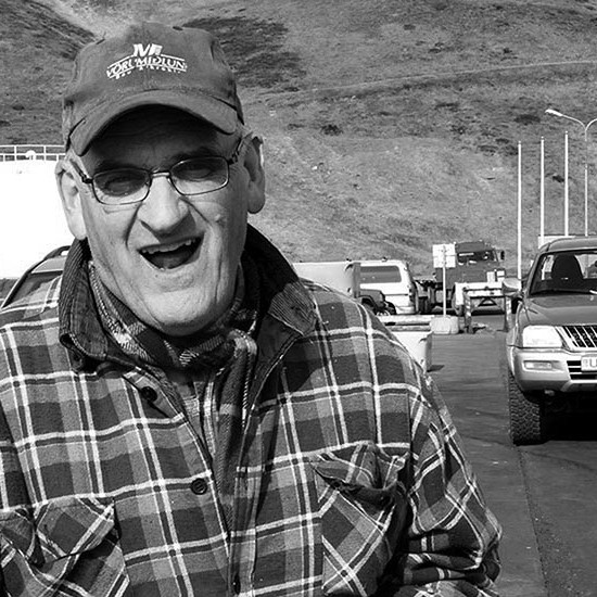 Keli eldhress á hafnargarðinum á Króknum.  MYND: ÓAB