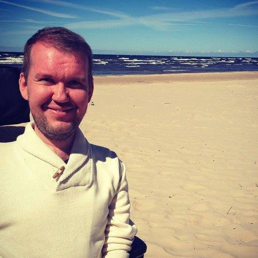 Hallgrímur Eymundsson snappar í dag. Mynd: facebooksíða NPA miðstöðvarinnar.