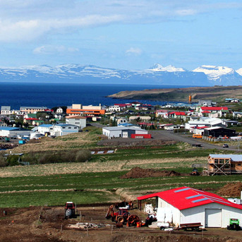 Frá Hvammstanga. Mynd:Nat.is.