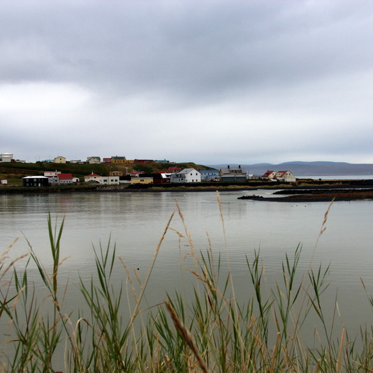 Gamli bærinn á Blönduósi. Mynd: FE