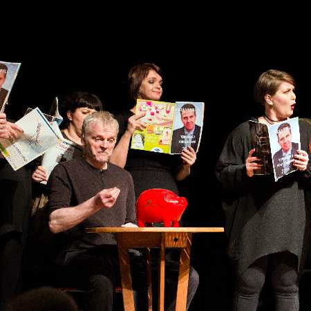 Frá þorrablóti á Skagaströnd á síðasta ári. Mynd: James Kennedy.