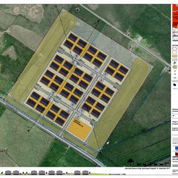 Skjáskot - yfirlitsmynd sem finna má á vef Blönduósbæjar.