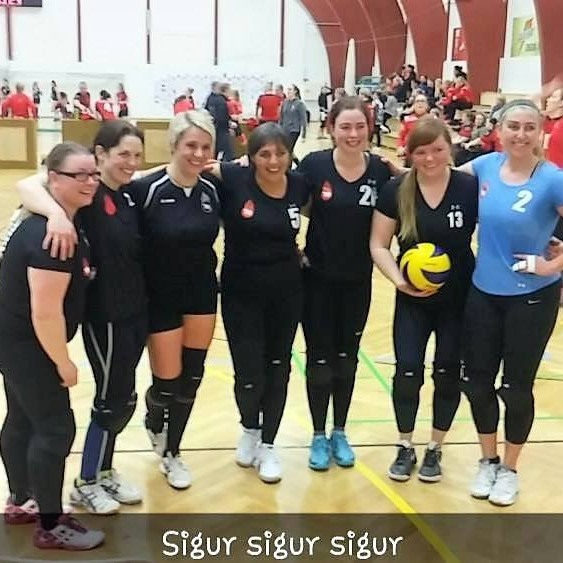 Lið Birnanna. Mynd:Kormákur blak - Facebooksíða