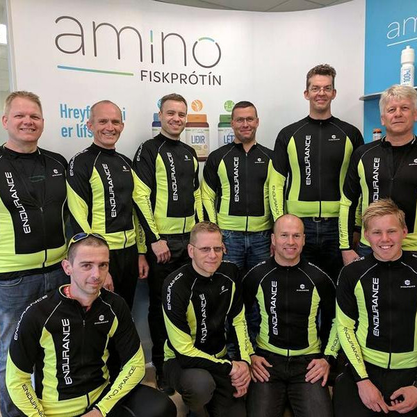 Team Drangey. Mynd: Facebooksíða Hjólreiðafélagsins Drangeyjar.