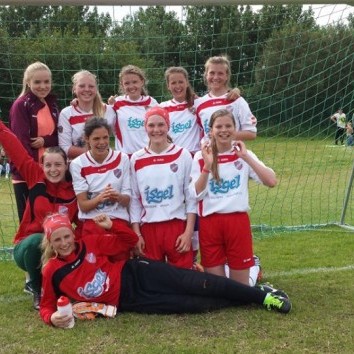 Hvöt/Tindastóll sigraði í 4. flokki kvenna 7 manna bolta á Reycup