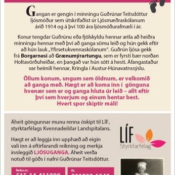 Gengið í minningu Guðrúnar Teitsdóttur