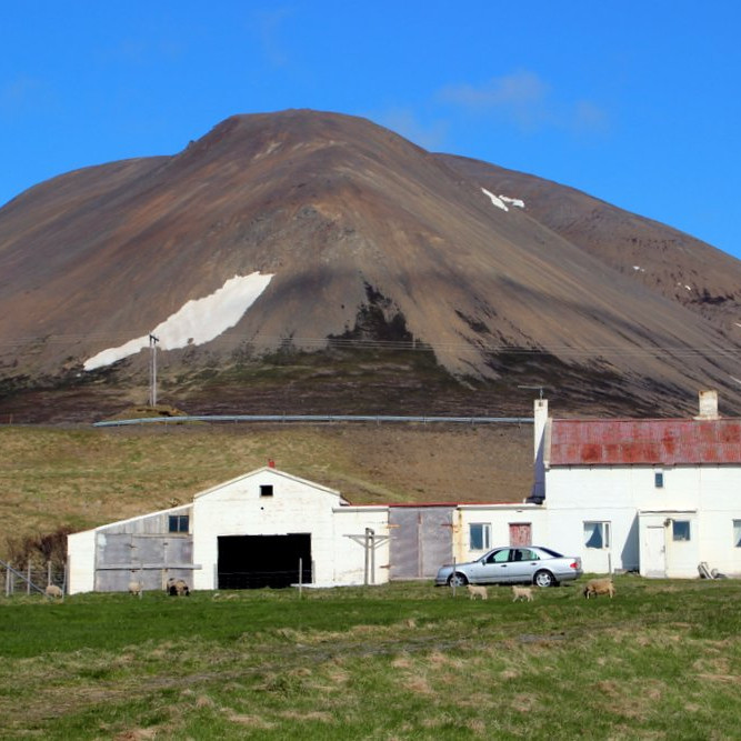 Hafursstaðir í Skagabyggð. Mynd: KSE